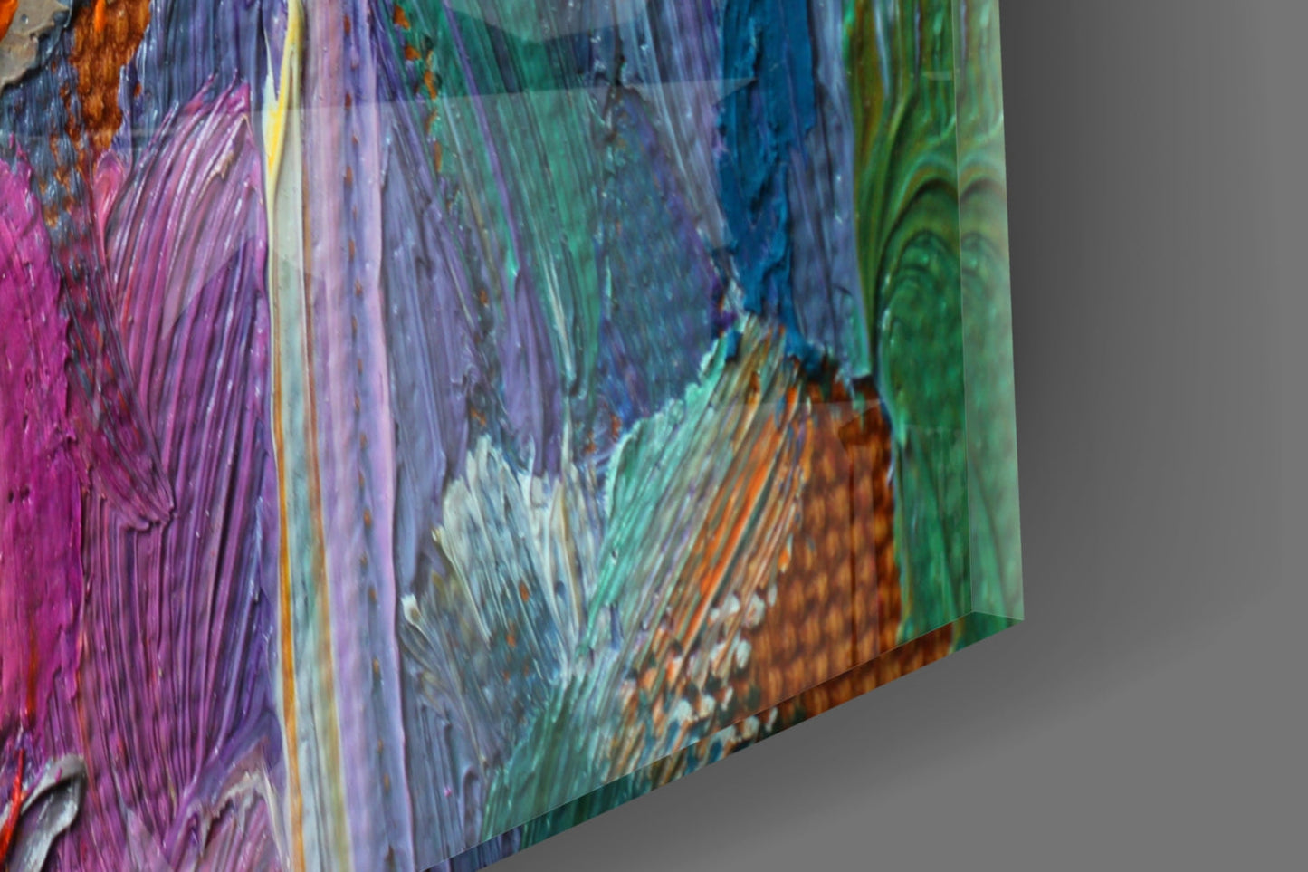Abstract Glass Wall Art