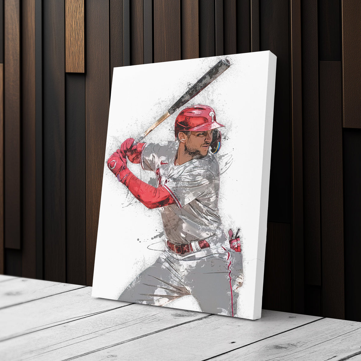 Trea Turner Canvas Art – Philadelphia Phillies Wall Decor