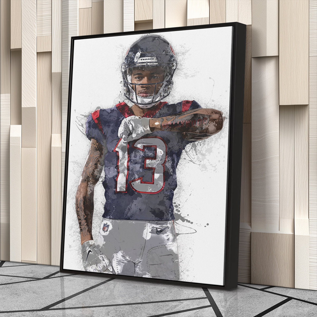 Tank Dell Canvas Art – Houston Texans Wall Decor