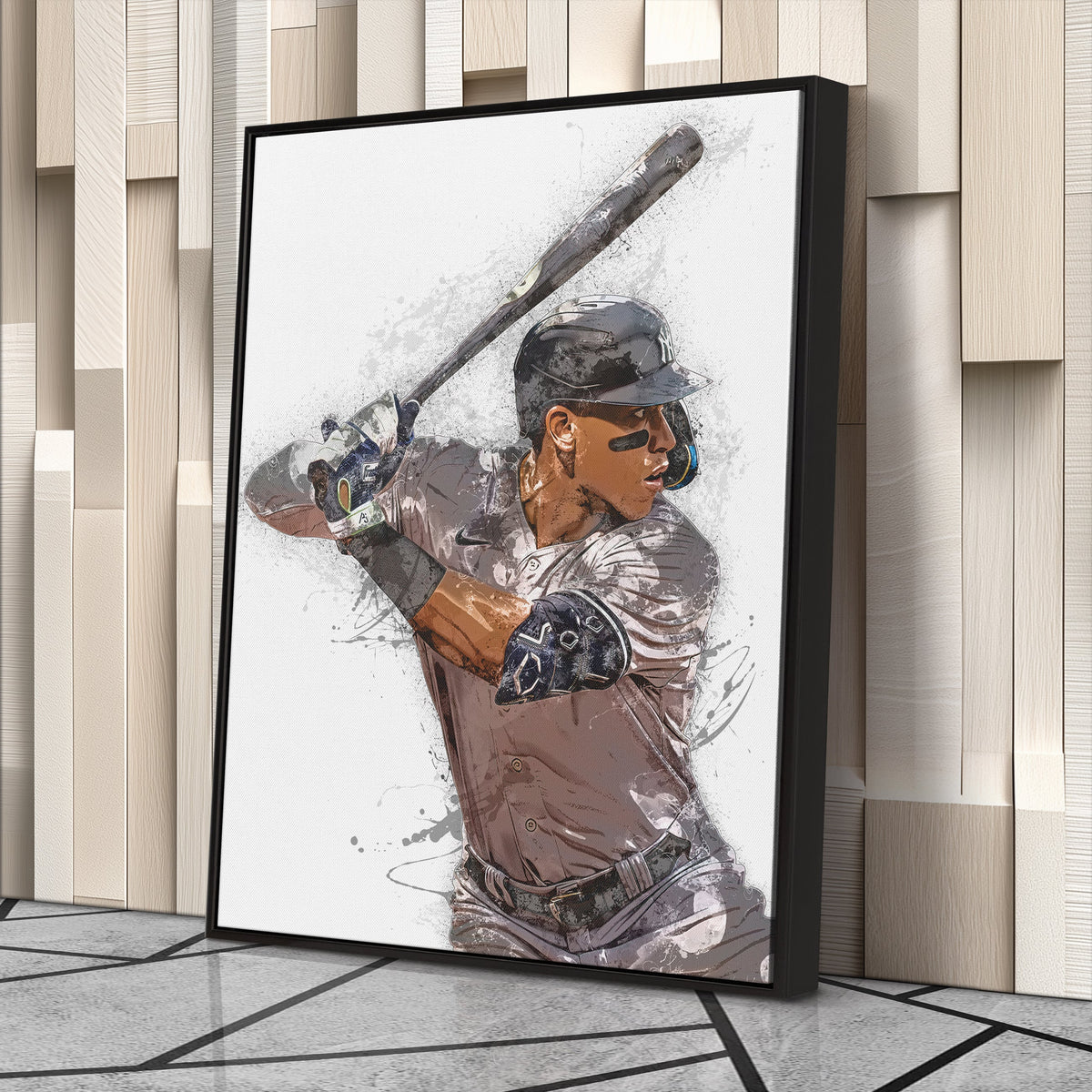 Aaron Judge Canvas Art - New York Yankees Wall Decor