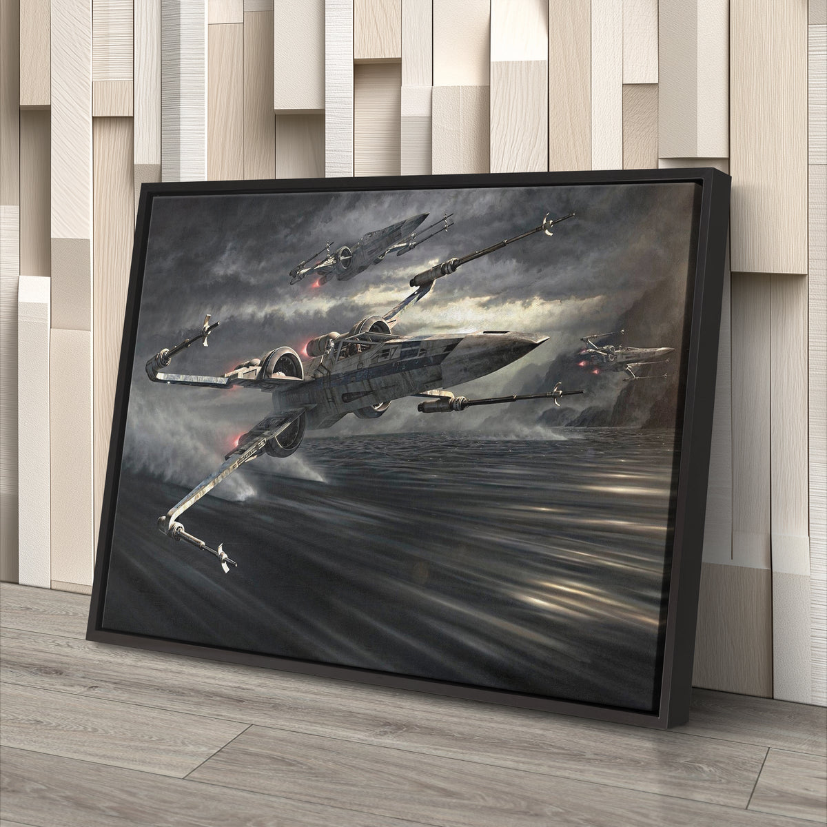 Star Wars Episode The Force Awakens X-Wing Canvas Art - Movie Decor