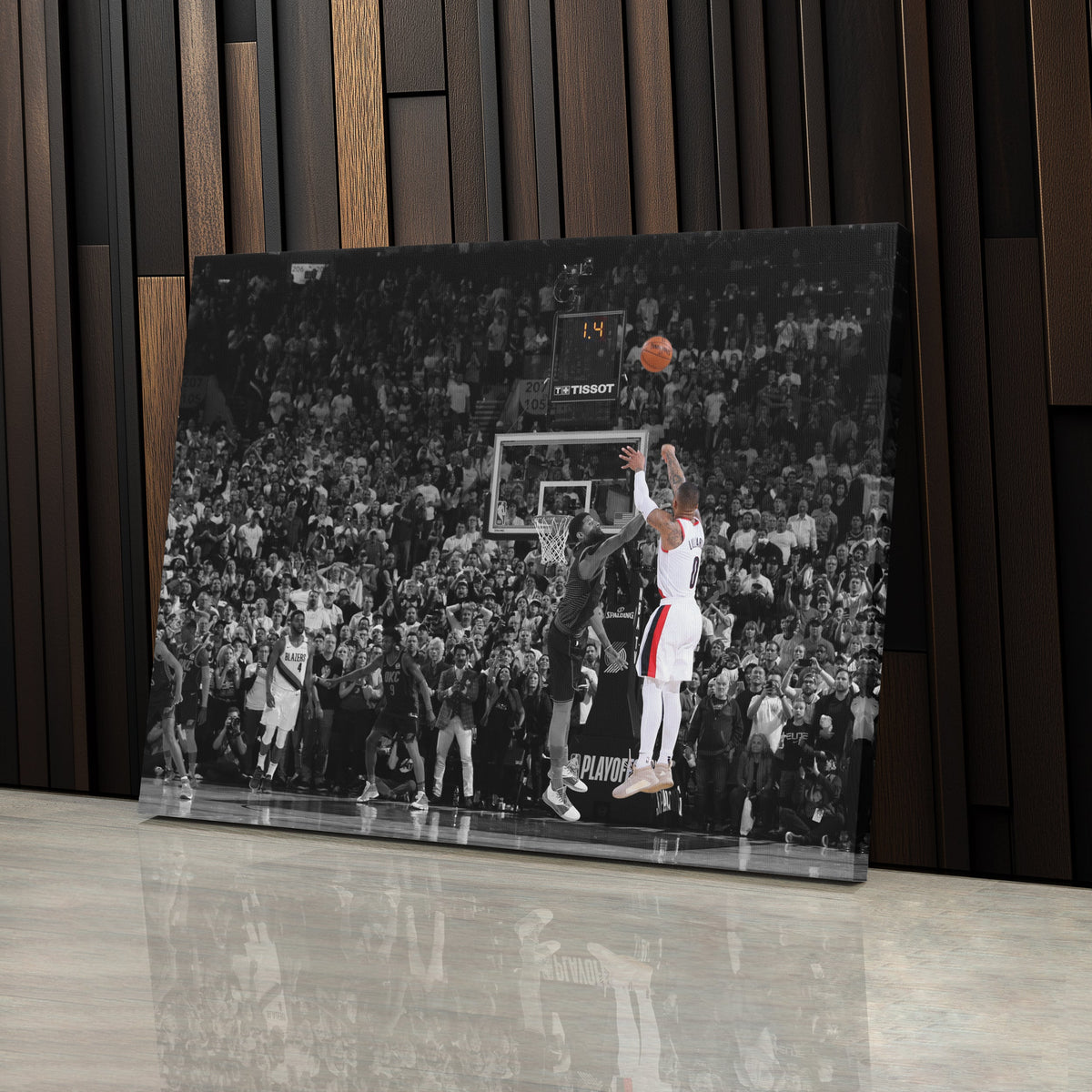 Damian Lillard Canvas Art – Dame Time Game Winner Decor