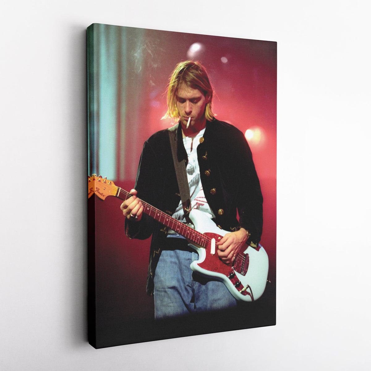 Kurt Cobain Canvas – Nirvana Rock Legend Wall Art