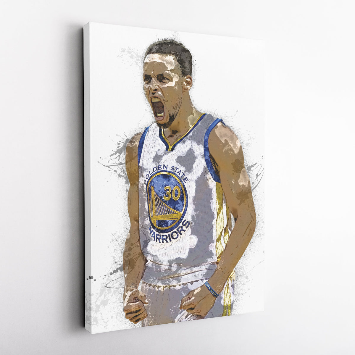Stephen Curry Canvas Art – Golden State Warriors Wall Decor