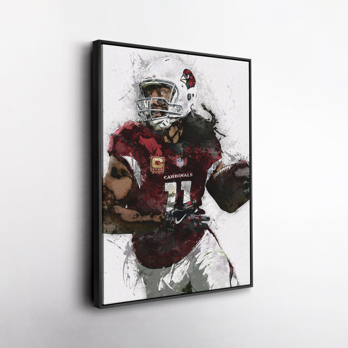 Larry Fitzgerald Canvas Art – Arizona Cardinals Wall Decor