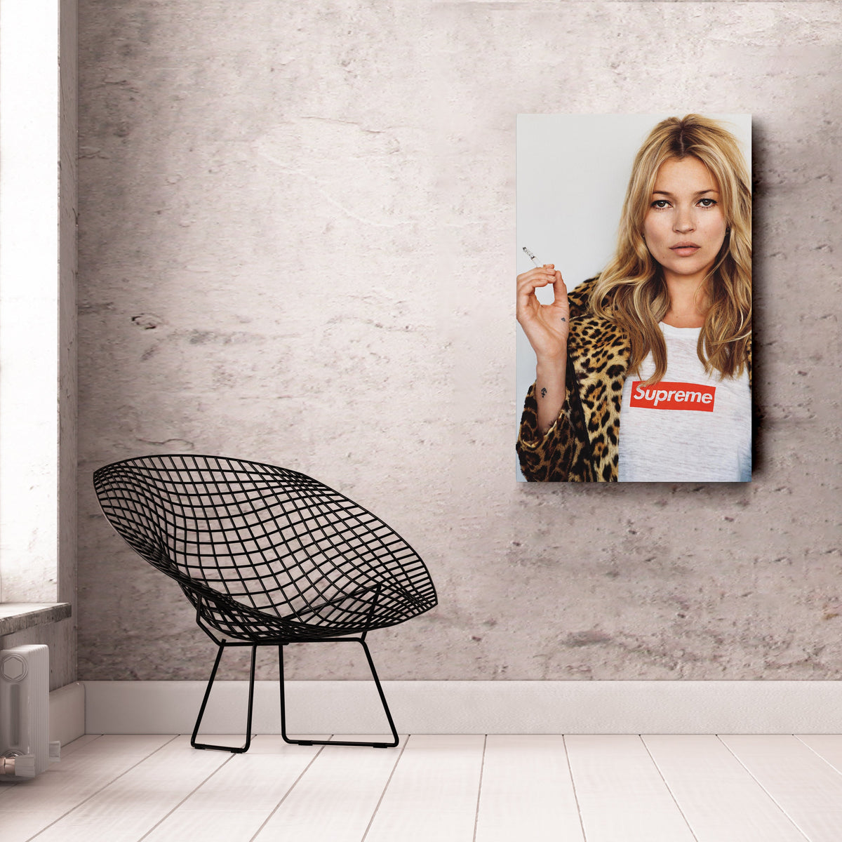 Kate Moss Canvas – Fashion Icon Wall Art  Decor
