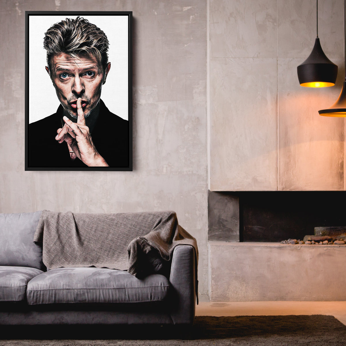 David Bowie Canvas – Rock Star Wall Art for Home Decor
