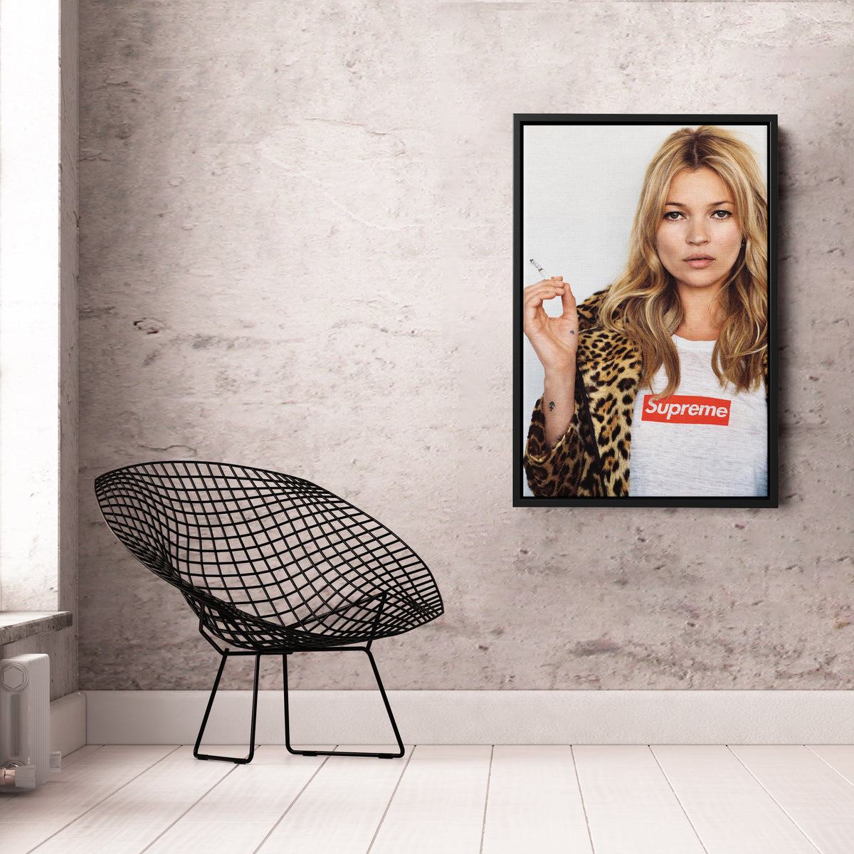 Kate Moss Canvas – Fashion Icon Wall Art  Decor