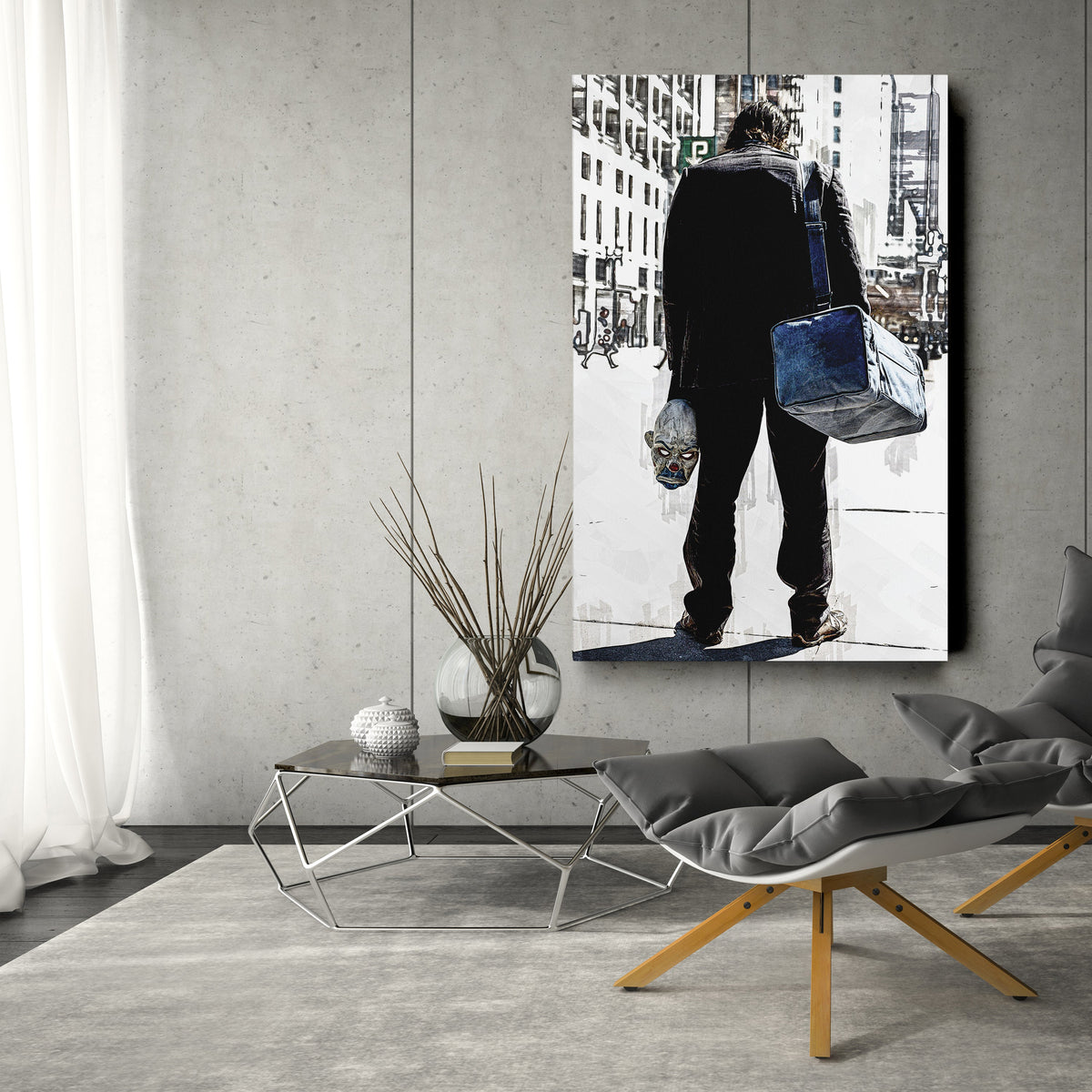 The Joker Canvas Art – Heath Ledger Dark Knight Decor