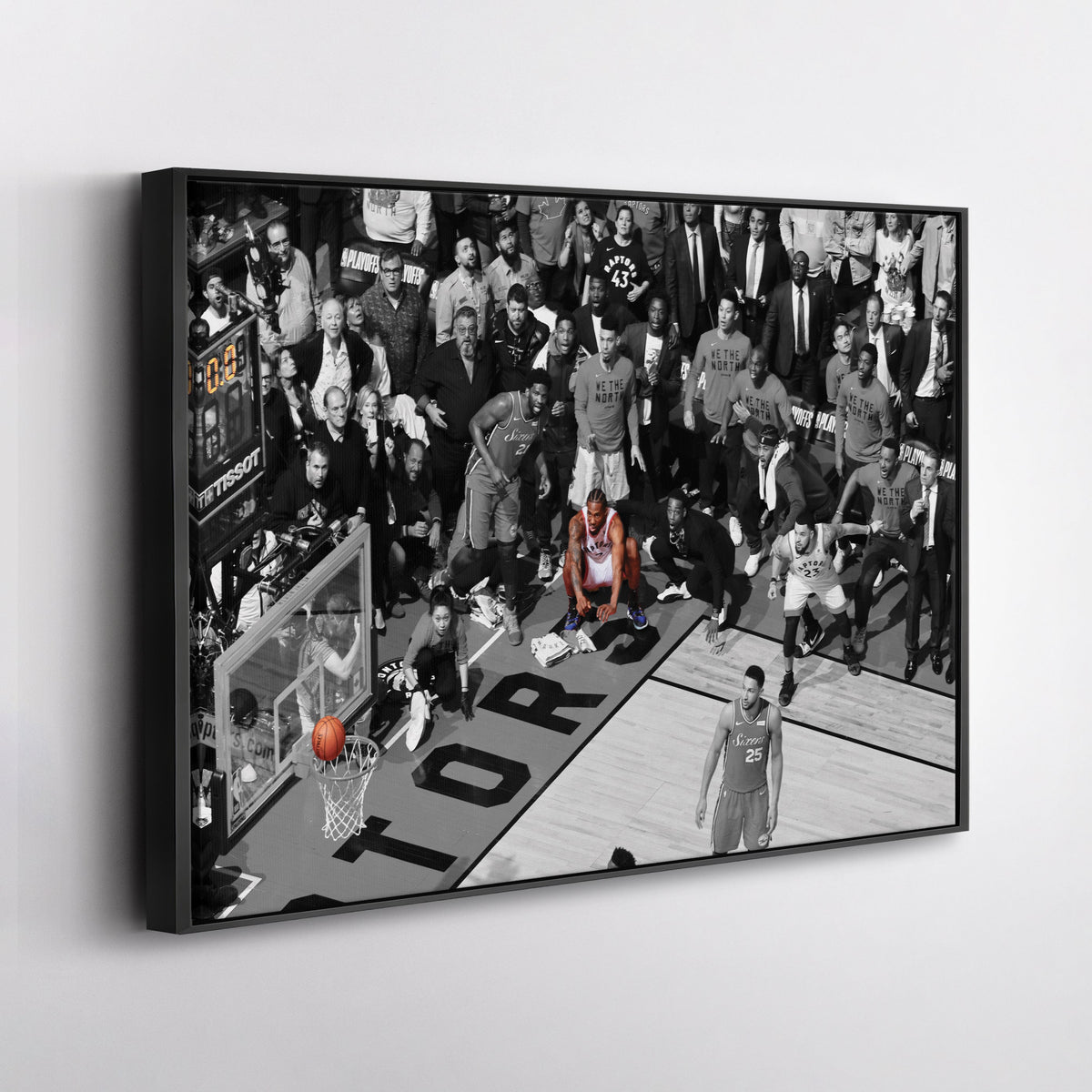Kawhi Leonard Canvas Art – Raptors Game 7 Wall Decor