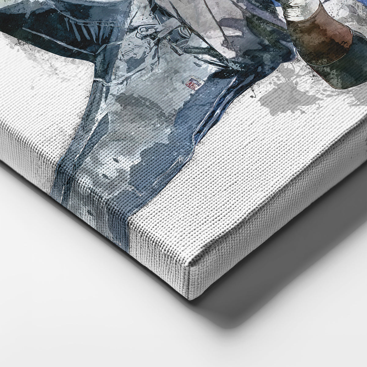 Barry Sanders Canvas Art – Detroit Lions Wall Decor