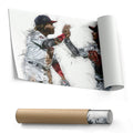 Jose Ramirez & Andres Gimenez Canvas Art – Cleveland Guardians Wall Decor