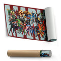 Marvel Superheroes Canvas Wall Art – Comics Print for Kids