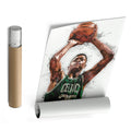 Reggie Lewis Canvas Art – Boston Celtics Wall Decor