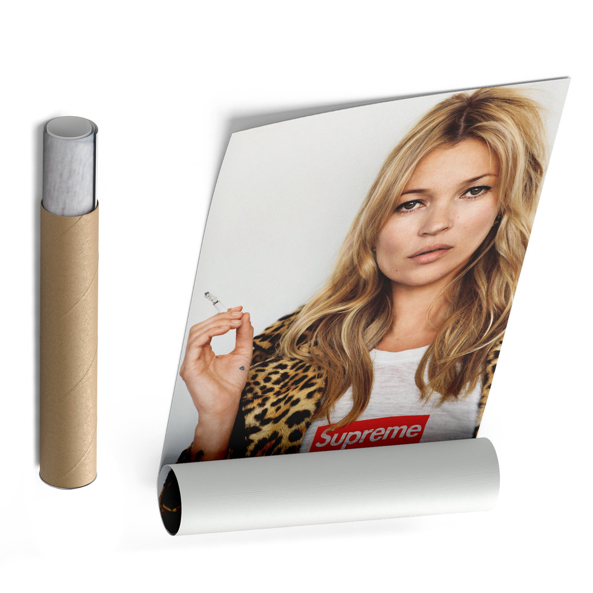 Kate Moss Canvas – Fashion Icon Wall Art  Decor